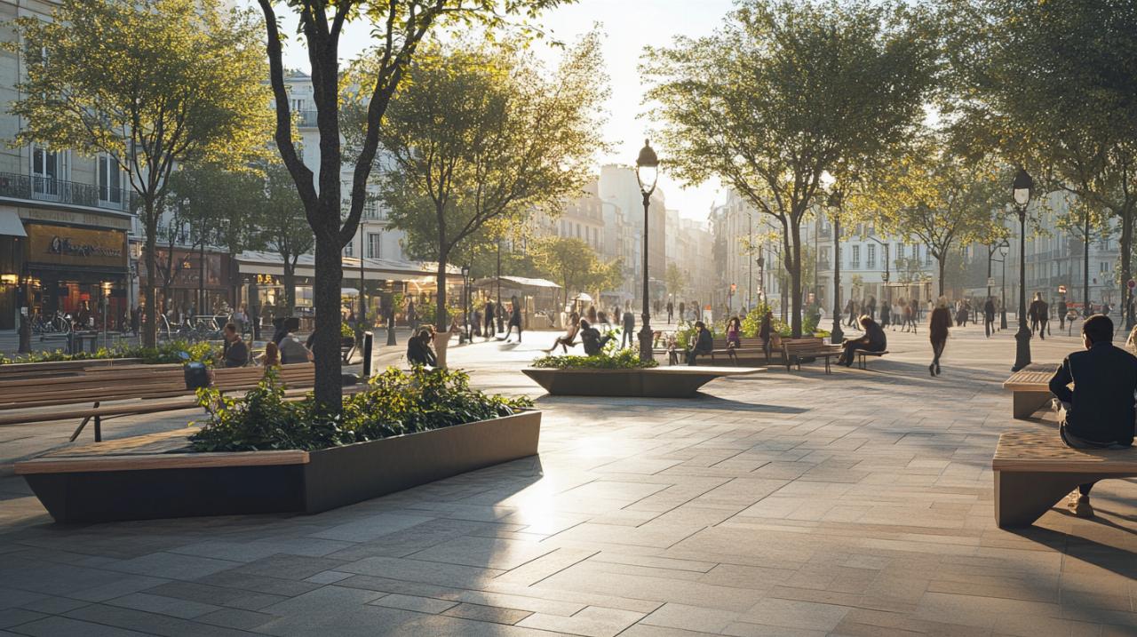 Comment choisir le mobilier urbain adapté aux espaces publics